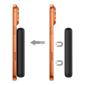 Logo personalizzato 15W 10000 di ricarica rapida mAh Ultra-sottile caricatore Wireless portatile magnetico sicuro batteria esterna Power Bank - Product Image 5