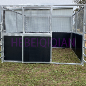 Personalizado al aire libre portátil relleno HDPE estilo australiano caballo puesto <span class=keywords><strong>pre</strong></span>-galvanizado marcos de acero caballo estable para la <span class=keywords><strong>venta</strong></span> - Product Image 6
