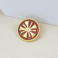 Broches personnalisées en émail, badges mignons en forme de dent rose, broches rouges en forme de roue de feu, broches vintage en métal en forme d'ancre de bateau pour vêtements, chapeaux, cadeaux