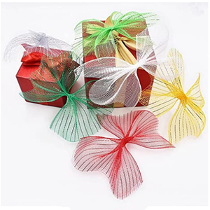 Malla metálica para decoración navideña, <span class=keywords><strong>Red</strong></span> y <span class=keywords><strong>Red</strong></span>, polivinílico Rollos de malla para decoración del Día de San Valentín, flores, coronas, árboles - Product Image 4