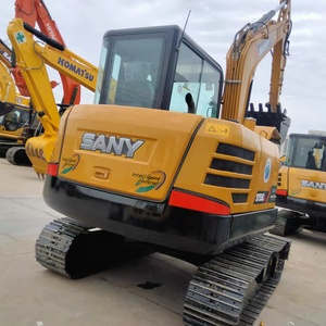 Mini-excavatrice Sany SY55C professionnelle sur chenilles, 5 tonnes, 90 % neuve, marque chinoise à prix bas - Product Image 3