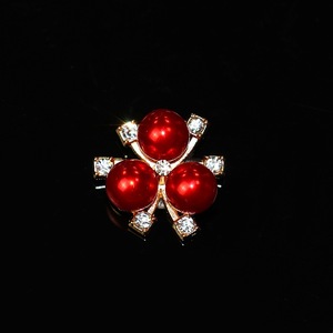 Vente directe fabricant bricolage <span class=keywords><strong>color</strong></span>é trois perles fleur coeur broche mariée ventilateur bijoux accessoire bijoux résultats composants - Product Image 6