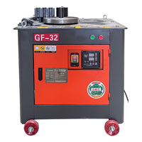 Machine à cintrer les étriers en acier au carbone GF32 OUNO PLC CNC Motor 3kW 4-28mm 25-30r/min Industrie de la construction Semi-automatique