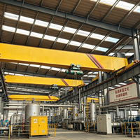 Pont roulant monopoutre électrique à commande sans fil, à faible hauteur de levage, 4 tonnes, pour ligne de production de composants automobiles, direct usine