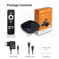 Boîtier TV Android 4K HDR Modèle V96 Quad Core 64 bits Décodage H.264/H.265 1080P 4K 6K 60fps IPTV VOD
