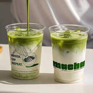 Wholesale Custom Logo Printed Disposable Takeaway Cold <strong>Drink</strong> Paper Cups for <strong>Small</strong> Business - Product Image 1