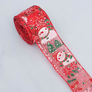 شريط على شكل شجرة عيد الميلاد من 5 ساحات عيد الميلاد 50 غزال وشجرة مقلّد بنمط شبكي على شكل لحية خضراء تشبه الكتان - Product Image 6