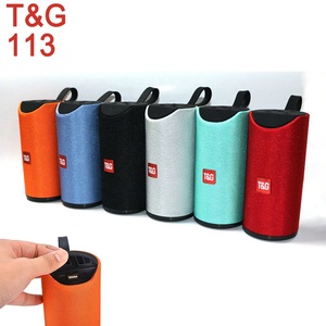 Haut-parleur portable stéréo sans fil TG113 Super Bass V5.5 en tissu avec lumière LED clignotante pour ordinateur – Offre Spéciale - Product Image 6