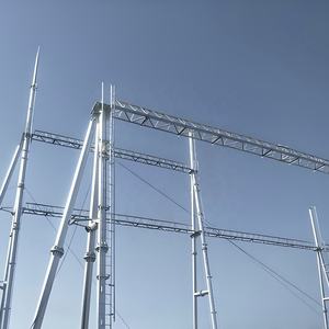 220KV potenza elettrica ad alta tensione struttura in acciaio zincato sottostazione elettrica strutture pali in acciaio struttura - Product Image 5
