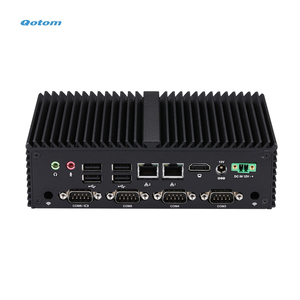 Q790X/Q790XV/Q790XP/Q790XPG/Q790XPGV-S04 Qotom J6412 Mini PC 2 ports LAN 5 4 USB M2 MSATA SATA3.0 Mini PC industriel sans ventilateur intégré - Product Image 1