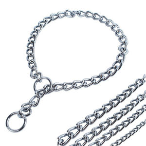 MUESTRA FR EE Venta caliente Heavy Acero inoxidable Metal P Cadena Slip Chain Dog Training Choke Collar - Product Image 3