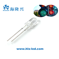 Vente en gros d'usine, diodes LED Hlx de 5 mm, rouge/vert/jaune, pour feux de signalisation, avec fonction de gradation, garantie de 3 ans