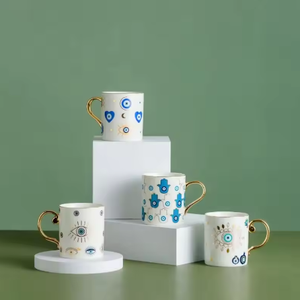 Taza de Porcelana Ojo del Diablo - Diseño Personalizable, Reutilizable, Apta para Alimentos, Apta para Microondas y Lavavajillas, para Regalos Empresariales - Product Image 4