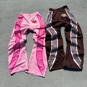 <span class=keywords><strong>Pantaloni</strong></span> di cotone a righe <span class=keywords><strong>con</strong></span> Logo personalizzato <span class=keywords><strong>pantaloni</strong></span> a righe bianche e <span class=keywords><strong>nere</strong></span> <span class=keywords><strong>con</strong></span> <span class=keywords><strong>strisce</strong></span> laterali <span class=keywords><strong>pantaloni</strong></span> sportivi - Product Image 3