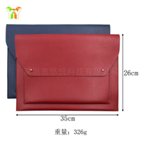 Porte-documents de bureau en cuir PU tendance, cadeau d'affaires, mallette à rabat double couche pour dossiers