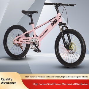 Vélo de montagne pour enfants modèle Thor 18, 20 et 22 pouces, simple vitesse, fourche à suspension, capacité de charge 200 kg, carbone - Product Image 1