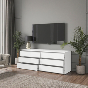 Moderne <span class=keywords><strong>blanc</strong></span> noir panneau de <span class=keywords><strong>bois</strong></span> <span class=keywords><strong>Console</strong></span> Table armoire haute qualité meubles de maison pour salon personnalisable pour hôtels 100 - Product Image 1