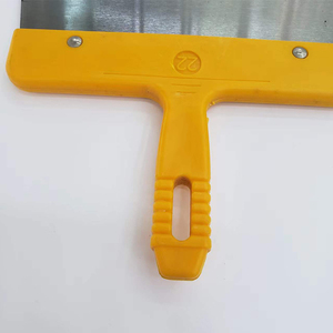 Couteau à plâtre jaune à manche large, disponible en plusieurs tailles, pour le papier peint et les outils de raclage de peinture - Product Image 4