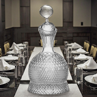 Carafe à vin en cristal de luxe léger pour un usage domestique, carafe à vin rotative sans basculement, verre à vin rouge