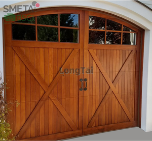 <span class=keywords><strong>Porte</strong></span> <span class=keywords><strong>de</strong></span> <span class=keywords><strong>garage</strong></span> <span class=keywords><strong>sectionnelle</strong></span> automatique en cèdre américain Andexin 9x8, isolée, solide, coupe-vent, design coulissant postmoderne - Product Image 1