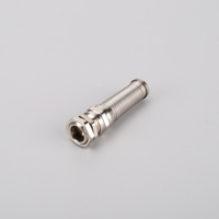 OUORO M16 * 1.5 (4-8mm) étanche IP68 laiton nickelé spirale anti-traction allonger fil presse-étoupe 94-V2