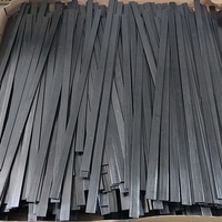 T0.5*3.0mm 12k Pultruded Carbon Fiber Platte staaf Staartstrip voor RC Hobby's