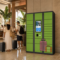 Système de casiers intelligents pour bagages en plein air pour aéroports, gares ferroviaires, hôtels, casiers de rangement intelligents pour bagages avec code PIN