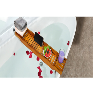 <span class=keywords><strong>Plateau</strong></span> de baignoire moderne <span class=keywords><strong>en</strong></span> <span class=keywords><strong>teck</strong></span>, panier et <span class=keywords><strong>table</strong></span> de baignoire <span class=keywords><strong>en</strong></span> bois avec support <span class=keywords><strong>pour</strong></span> salle de bain et salon - Product Image 5