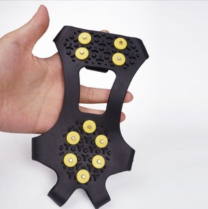 Crampons antidérapants portables en TPU pour chaussures et bottes / Crampons à 10 pointes / Chaussures étanches extensibles toutes saisons - Product Image 3