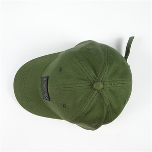 कस्टम पुरुष उच्च गुणवत्ता वाले 108*56 कॉटन टवील रबर पैच बेसबॉल कैप प्रिंट टेप स्पोर्ट्स कैप ऑलिव में - Product Image 5