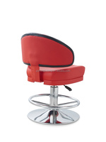 Chaise pivotante à hauteur réglable et design moderne, machine à sous en cuir imperméable rouge, chaise, chambre, hôtel, salle à manger, bar, maison