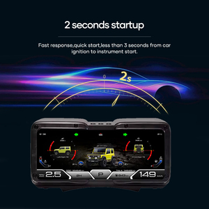 หน้าปัดดิจิตอล Carplay สำหรับ SUZUKI JIMNY JB64 JB74 ปี 2019-2026 จอแสดงผล LCD สำหรับรถยนต์ แผงหน้าปัดดิจิตอลแบบ Virtual Cockpit - Product Image 3