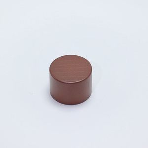 Bouteille en plastique PET à épaule inclinée 300ml 500ml 10oz 16oz avec bouchon plat en bois ciré blanc, pour lotion, cosmétique, tonique, pure dew - Product Image 3