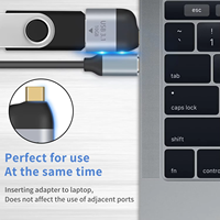 Adaptateur USB-C vers USB 3.1, sortie CC 10 Gbit/s pour appareil photo, ordinateur portable, chargeur PC, batterie externe