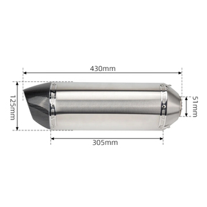 Silenciador de Escape de Motocicleta Tubo Silenciador de Motocicleta para <span class=keywords><strong>Keeway</strong></span> Viste <span class=keywords><strong>300</strong></span> XDV 2023 Escapes de Silenciador - Product Image 6