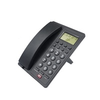 Téléphone fixe filaire traditionnel Beawin à bas prix avec identification de l'appelant, numérotation rapide, touches de mémoire à une touche, réseau PSTN