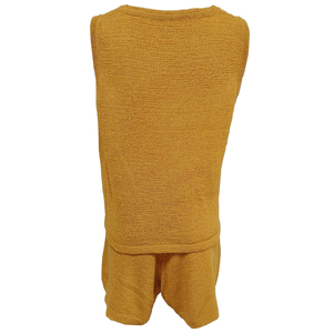 nuevo pijamas de las mujeres ropa de <span class=keywords><strong>dormir</strong></span> Homewear <span class=keywords><strong>sin</strong></span> mangas Tops desgaste de la noche de botón conjunto de pijamas - Product Image 6