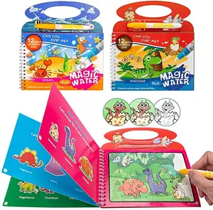 Water Doodle Boek Magisch Water Inkt Tekenen Schilderij Boek Hot-Selling Herbruikbare Kinderen Cartoon Met Pen Voor Kinderen Opp Tas