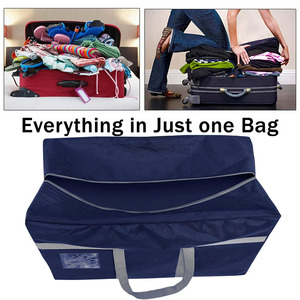 Bolsas de almacenamiento duraderas con asas para ropa, edredones, organizador de viaje para el hogar, bolsas de almacenamiento grandes multifuncionales de alta calidad - Product Image 3