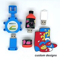 Clé USB personnalisée professionnelle en forme de stylo, clé USB 2.0 3.0, disque en caoutchouc 2D 3D, mémoire USB, clé USB 16 Go 32 Go