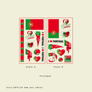 Estival Sport-tatuajes temporales, a prueba <span class=keywords><strong>de</strong></span> agua, Bandera <span class=keywords><strong>de</strong></span> Turquía - Product Image 5