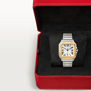 Montre mécanique automatique de luxe pour homme, cadran carré, bracelet en cuir et acier inoxydable, verre saphir, aiguilles de haute qualité, 36 mm - Product Image 6