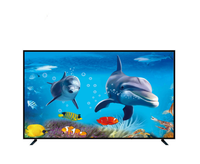 Téléviseur LED intelligent Android 27 pouces certifié CE/Rohs/FCC, définition HD 720p, boîtier noir, prend en charge le signal numérique, ports multimédias