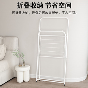Tendedero de ropa plegable en forma de X, tipo móvil, para interiores, para el hogar, dormitorio o residencia universitaria. - Product Image 3