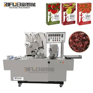 Automatic Cosmetic Liquid Overwrapper Eyeliner Over Wrap Bulk Tea Box Cellophane Wrapping Machine for factory