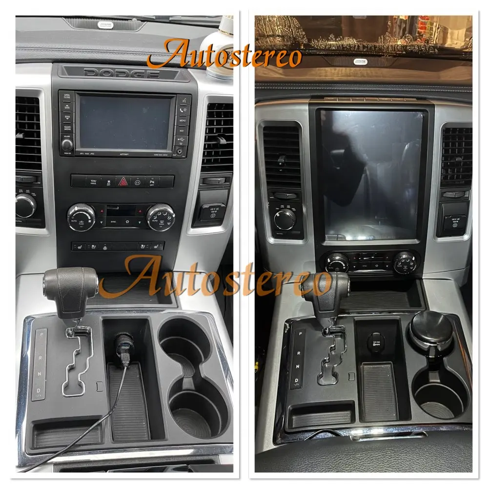 Автомобильный мультимедийный плеер для Dodge RAM 2009- 2018, Android 9,0, 4 + 64 ГБ, в стиле Тесла, GPS-навигация, автомобильное радио, магнитофон, головное устройство