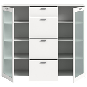 Design tedesco x2 ma9914 cassettiera in legno massiccio moderna camera da letto mobili con ferro metallo di quercia per soggiorno - Product Image 3