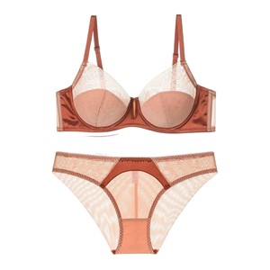 Ensemble de lingerie de luxe en dentelle de haute qualité, soutien-gorge et culotte, grandes tailles, pour femmes - Product Image 5
