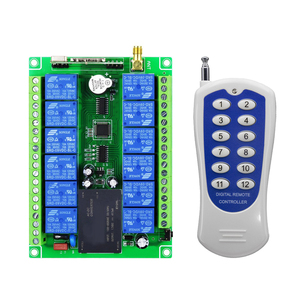 Récepteur relais FBD-C1201A 433 MHz 12 canaux CA 100 V~240 V/CC 12 V, interrupteur de télécommande RF universel <span class=keywords><strong>pour</strong></span> maison intelligente et portail automatique - Product Image 4