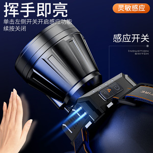 ไฟฉายคาดศีรษะซุปเปอร์ไฟร์แบบชาร์จไฟได้ LED กันน้ำ ปรับได้ สำหรับเดินป่า ตั้งแคมป์ แสงสว่างกลางแจ้ง - Product Image 4